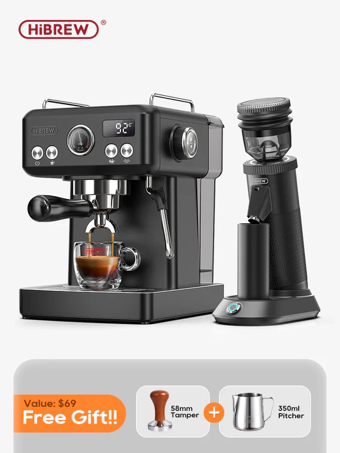 Automatic Espresso Coffee Machine Temperature Adjustable H10A | 70% OFF [LIMITED SALE]