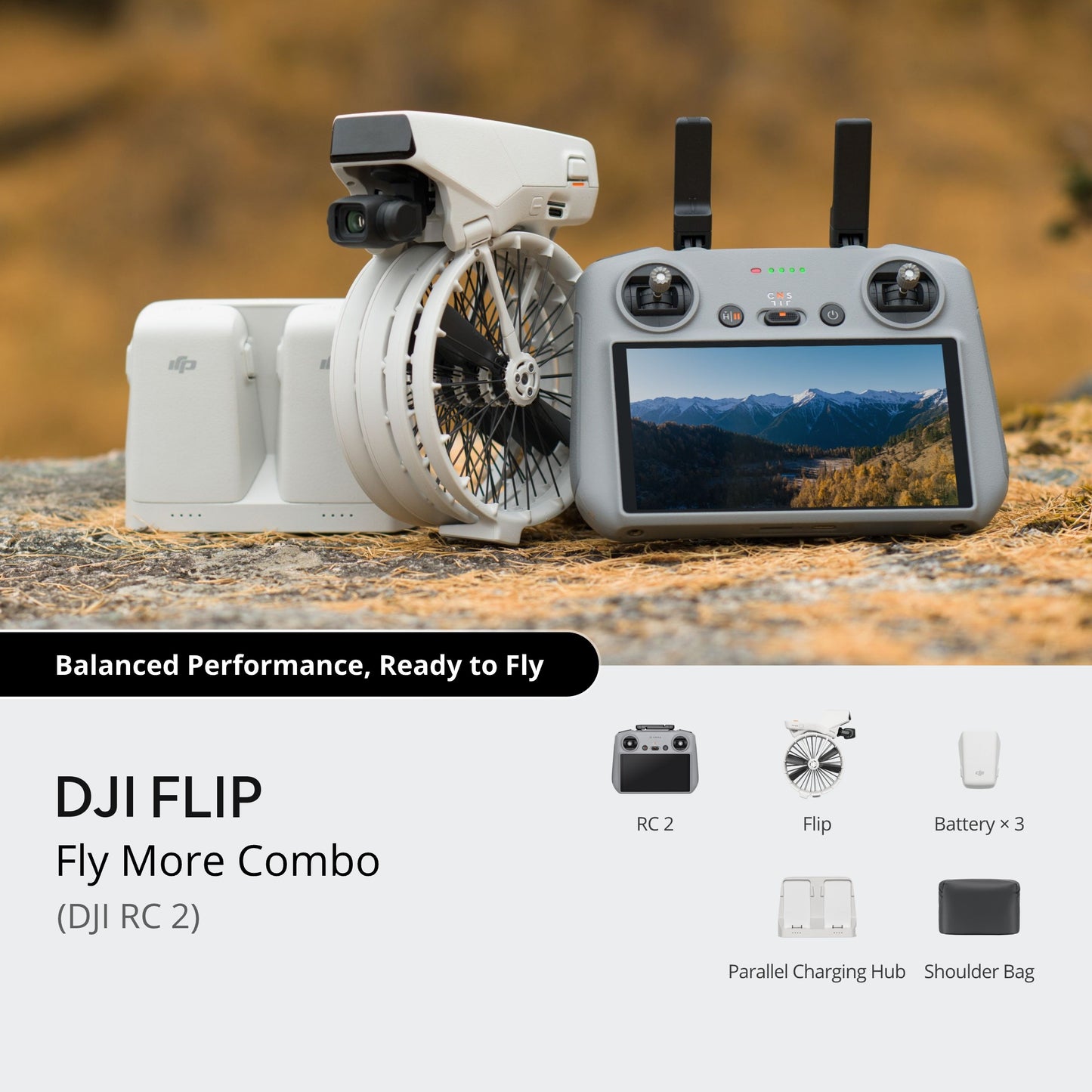 DJI Flip Fly More Combo (DJI RC 2) | 70% OFF + FREE SHIPPING
