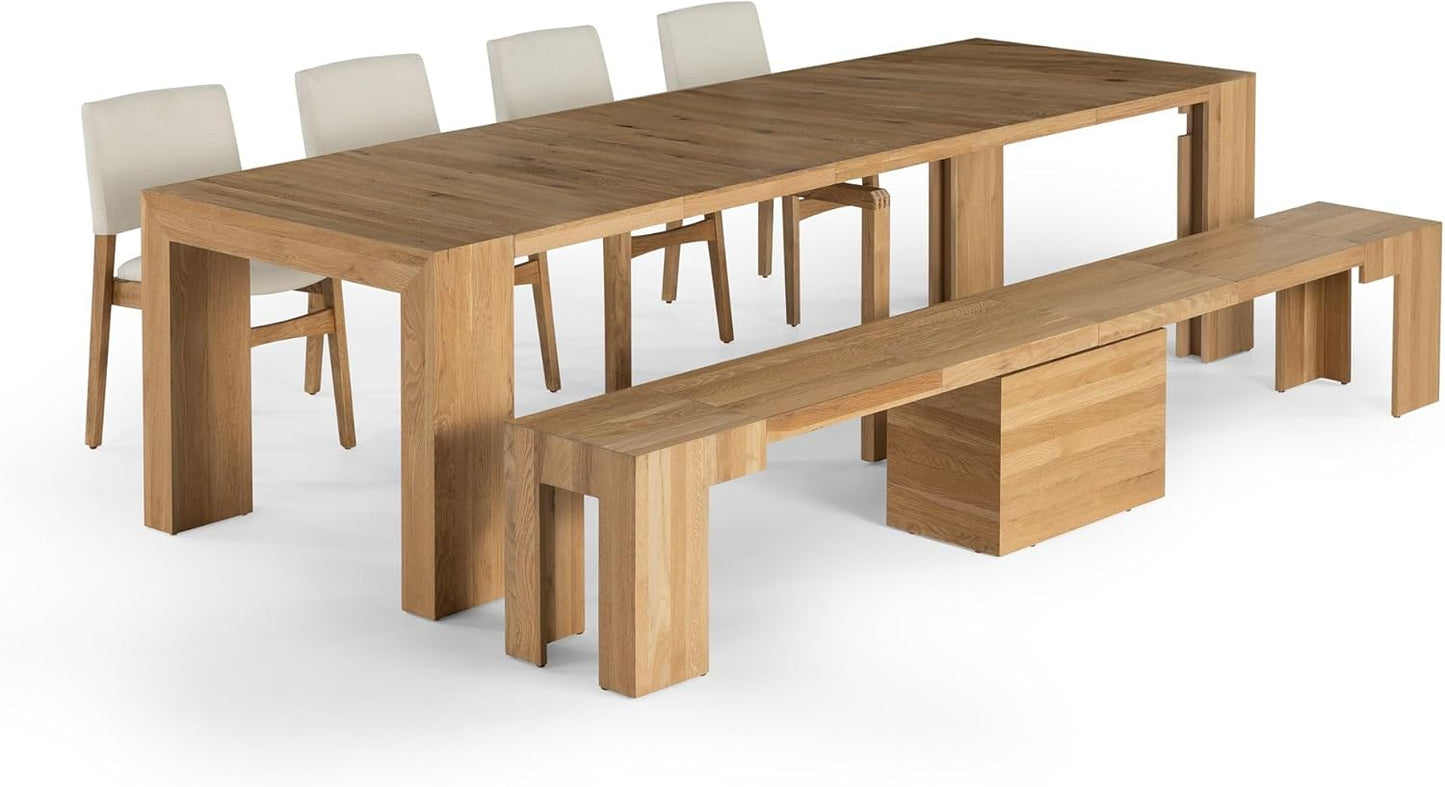 Transformer Expandable Dining Table Set