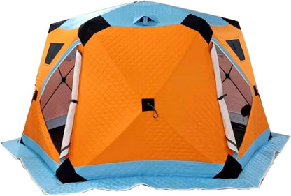 5-8 Person Hexagonal Warm and Thickened Ice Fishing Tent