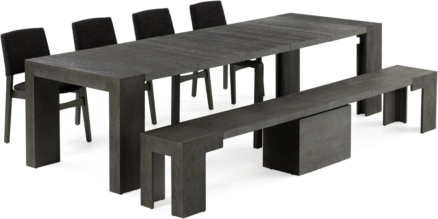 Transformer Expandable Dining Table Set