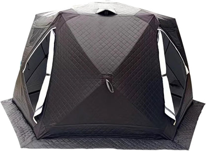 5-8 Person Hexagonal Warm and Thickened Ice Fishing Tent