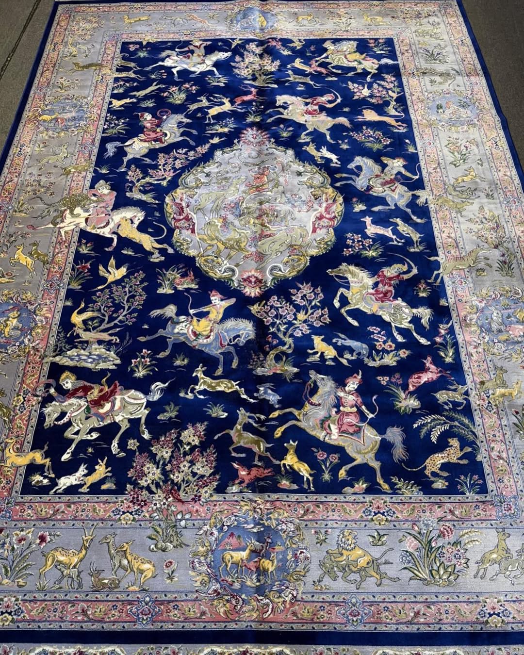 Persian Silk &amp; Wool Rug – 2x3 m
