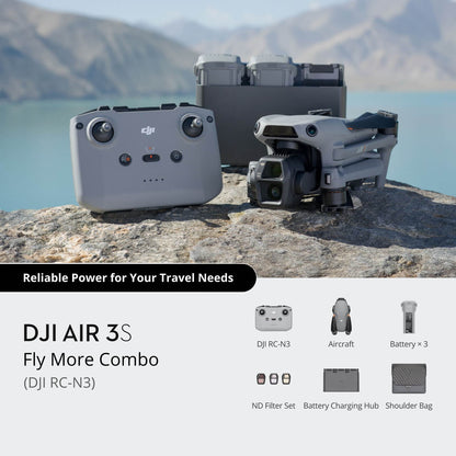 DJI Air 3S Fly More Combo (DJI RC-N3) | 70% OFF + FREE SHIPPING