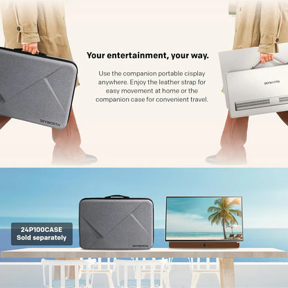 Skyworth 24-Inch Portable 1080P Smart TV