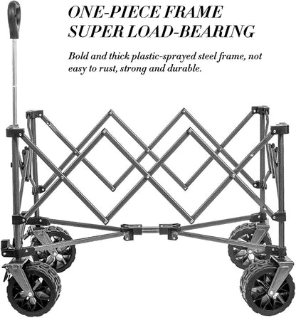 150Kg Load Bearing Beach Wagon Cart