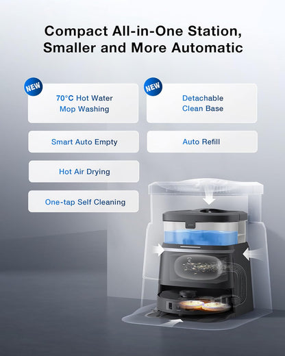 ECOVACS Deebot T30 Omni Robot Vacuum Cleaner with Wiping Function
