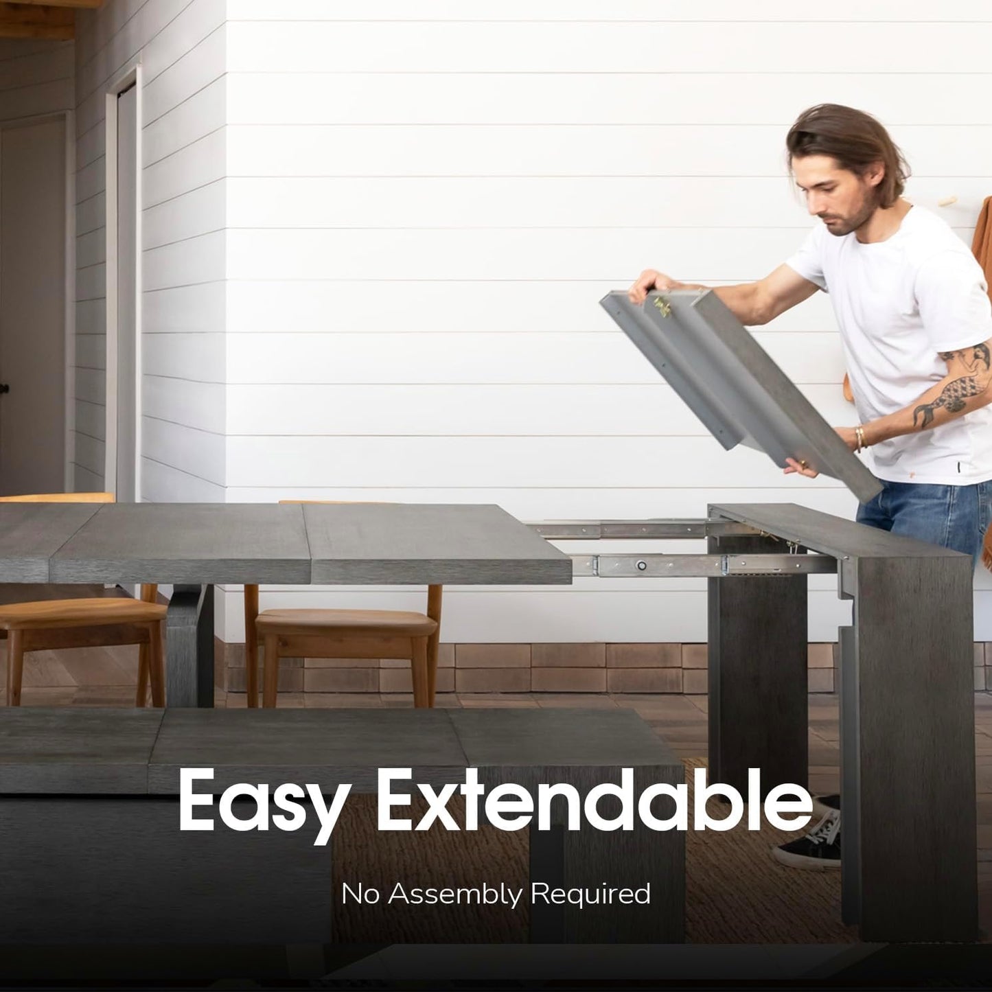Transformer Expandable Dining Table Set