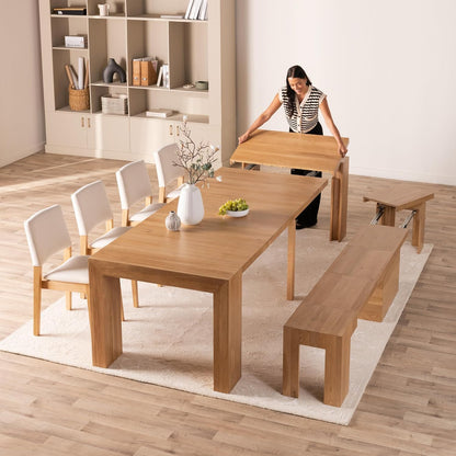 Transformer Expandable Dining Table Set