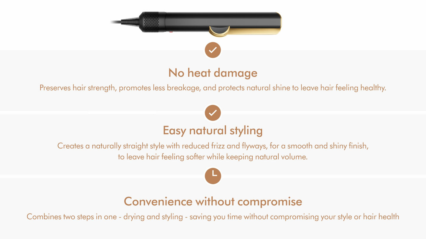 Airstrait straightener