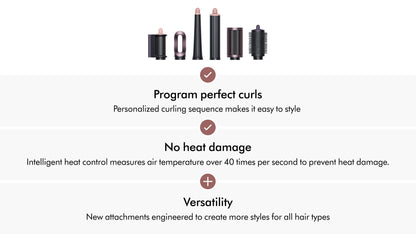 Airwrap i.d.  multi-styler and dryer Straight+Wavy (Jasper Plum)