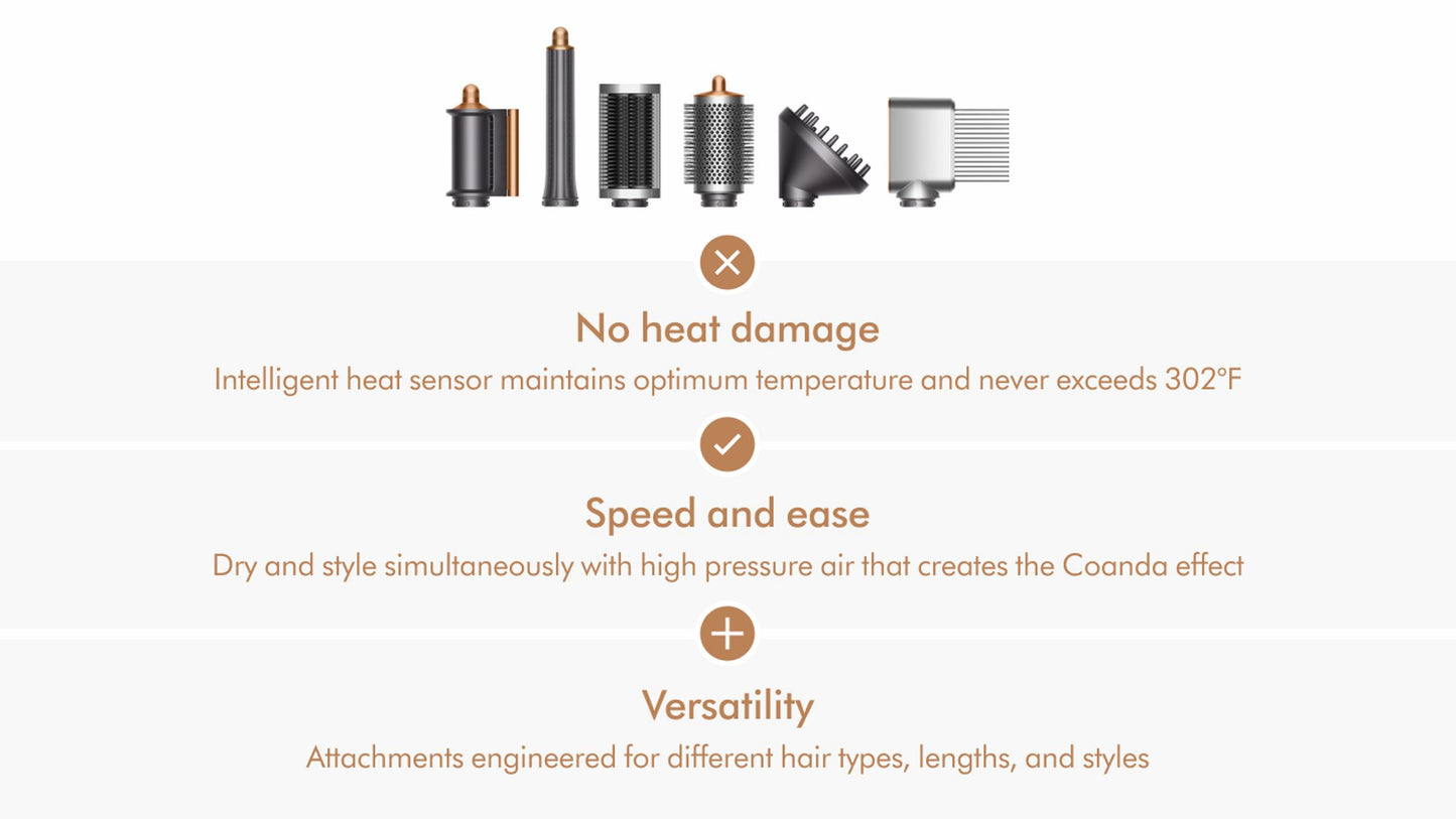 Airwrap multi-styler and dryer Curly+Coily (Nickel/Copper)
