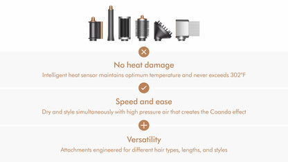Airwrap multi-styler and dryer Curly+Coily (Nickel/Copper)