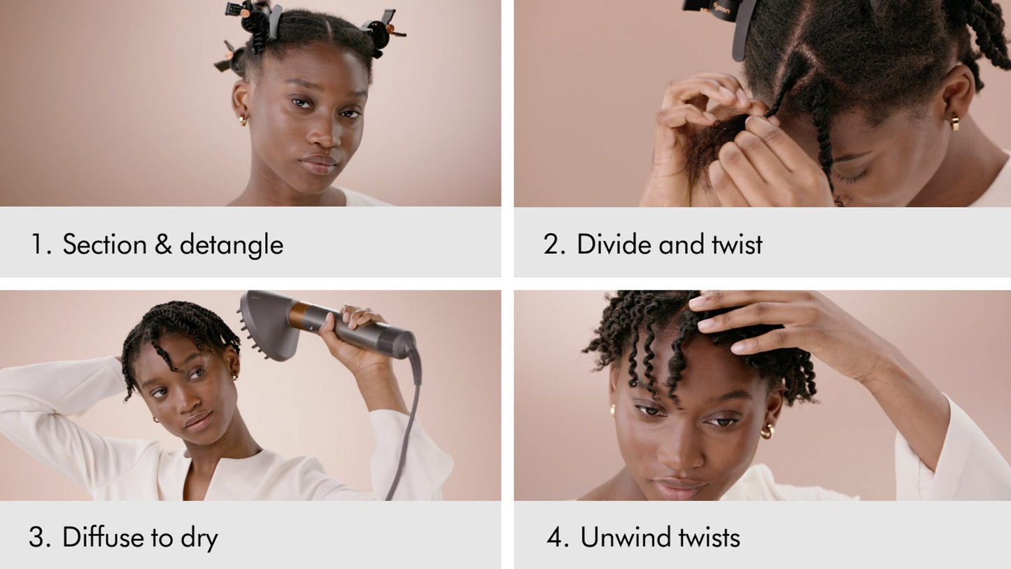 Airwrap multi-styler and dryer Curly+Coily (Nickel/Copper)