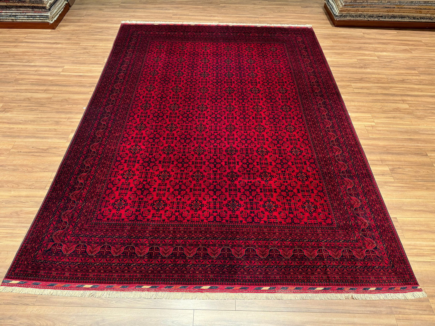 Afghan Carpet Bilcik Original Hand Woven Vegetable Dyed Wool