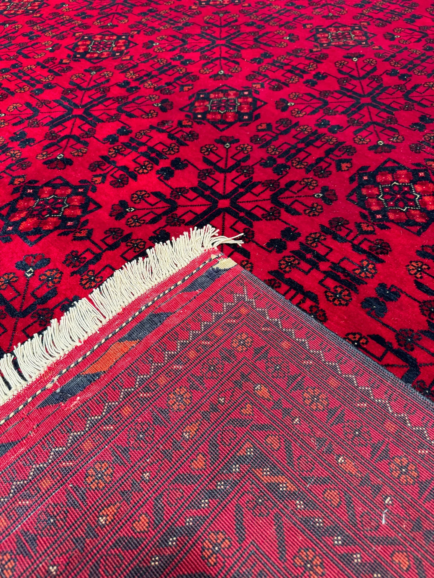 Afghan Carpet Bilcik Original Hand Woven Vegetable Dyed Wool