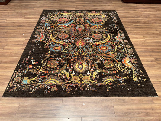 Oxidised Original Hand Woven Multi Wool Silk Carpet