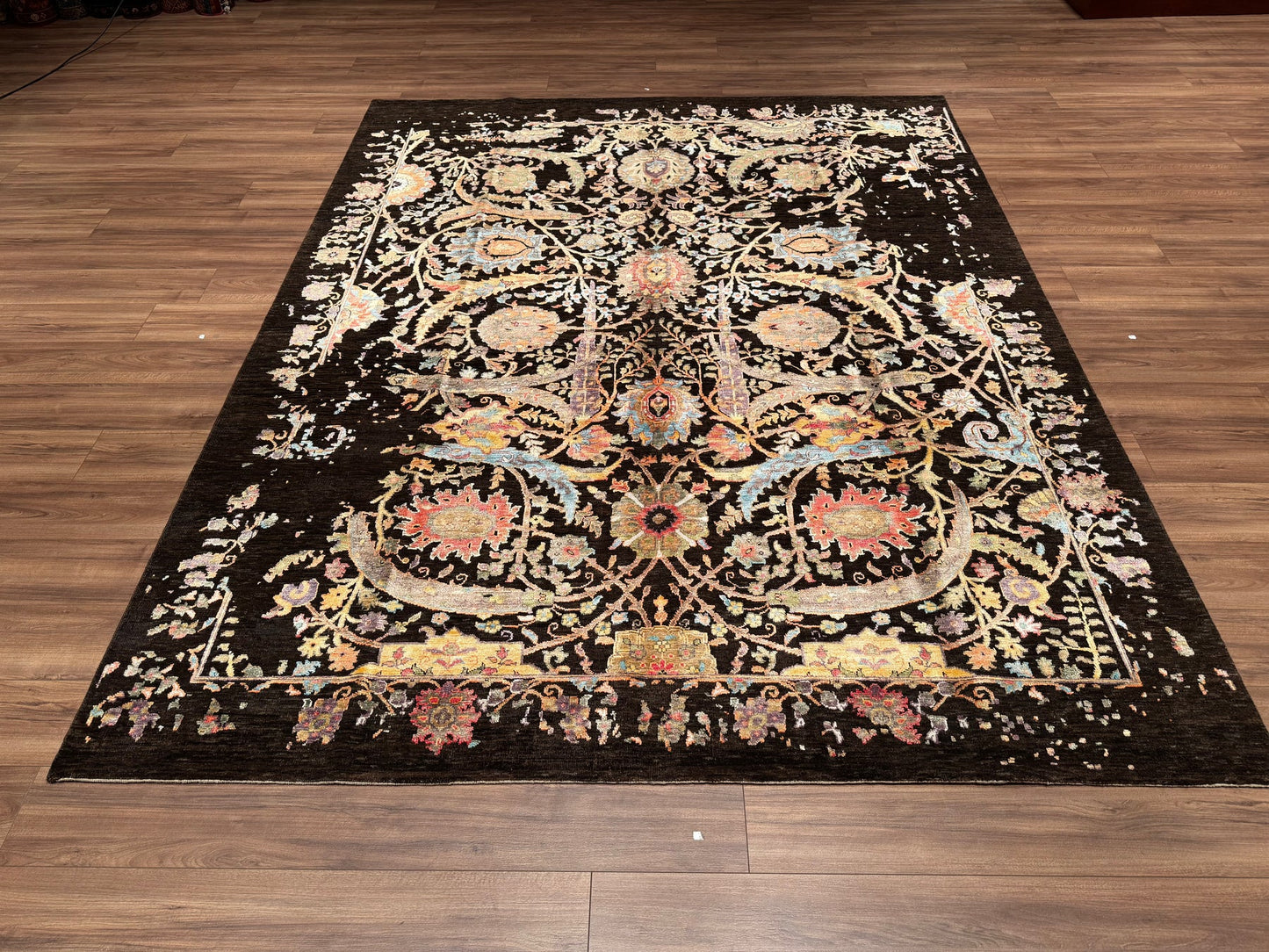 Oxidised Original Hand Woven Multi Wool Silk Carpet