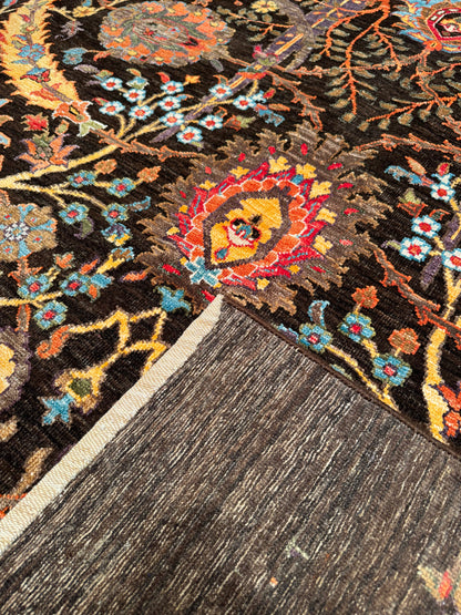 Oxidised Original Hand Woven Multi Wool Silk Carpet