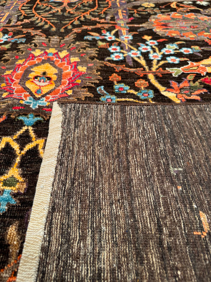 Oxidised Original Hand Woven Multi Wool Silk Carpet