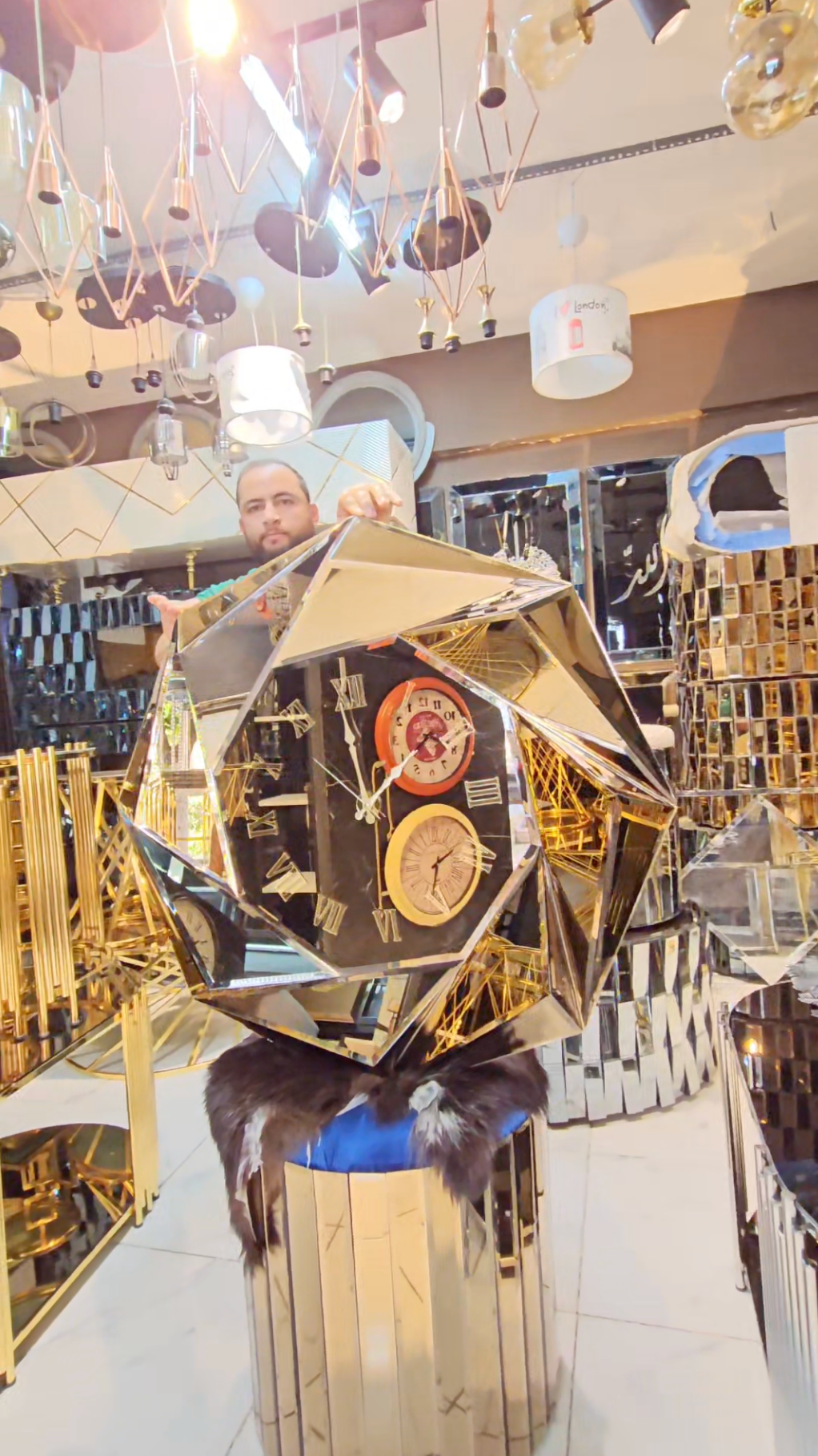 Celestia Prism Floor Clock