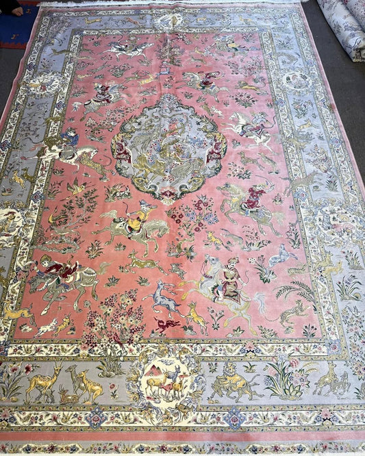 Persian Silk &amp; Wool Rug – 2x3 m