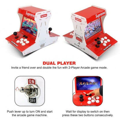 2 Players Mini Arcade 10 inch Screens Pandora Game Box