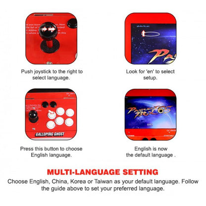 2 Players Mini Arcade 10 inch Screens Pandora Game Box